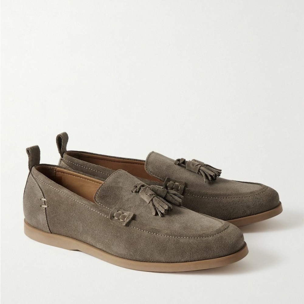 Mr P. Leo Tasselled Suede Loafers